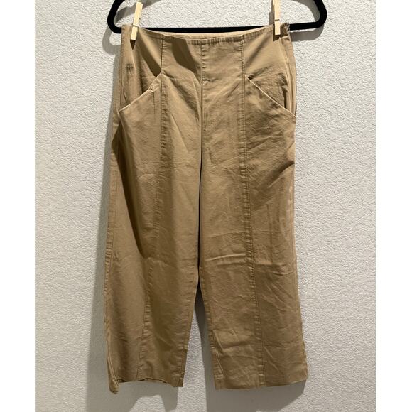 ALC Pants - A.L.C. Italian Fabric Wide Leg Pants in Khaki Size 2